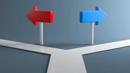 3D Weg Richtung wählen