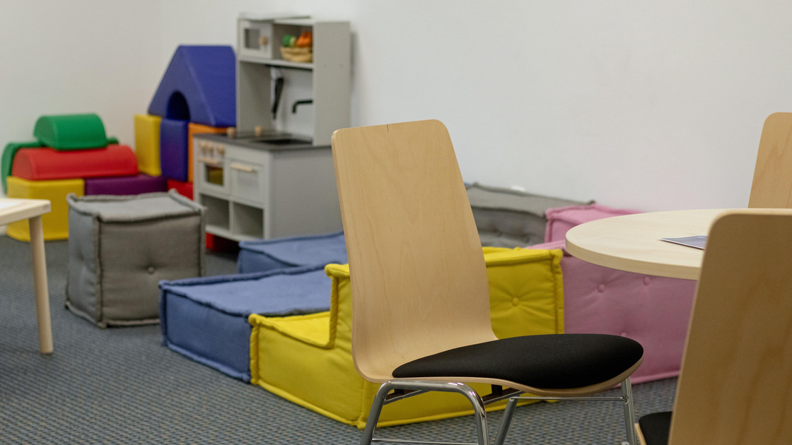 Therapieraum mit Spielzeug