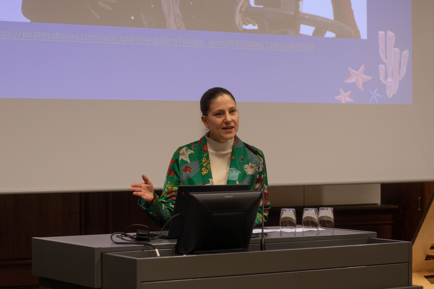 Anja Menzel beschäftigte sich in ihrem Science Slam mit dem nachhaltigen Umgang mit Ozeanen.