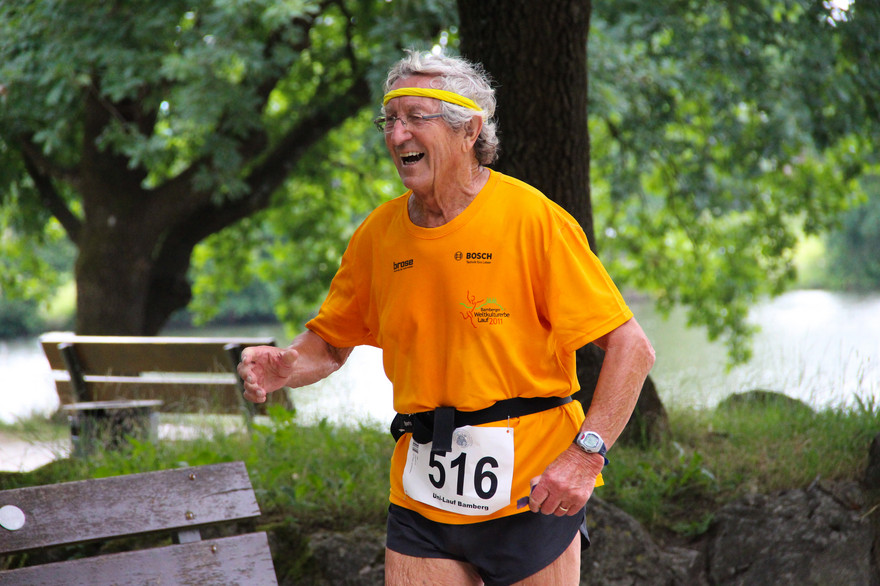 László Vaskovics auf der Laufstrecke 2018