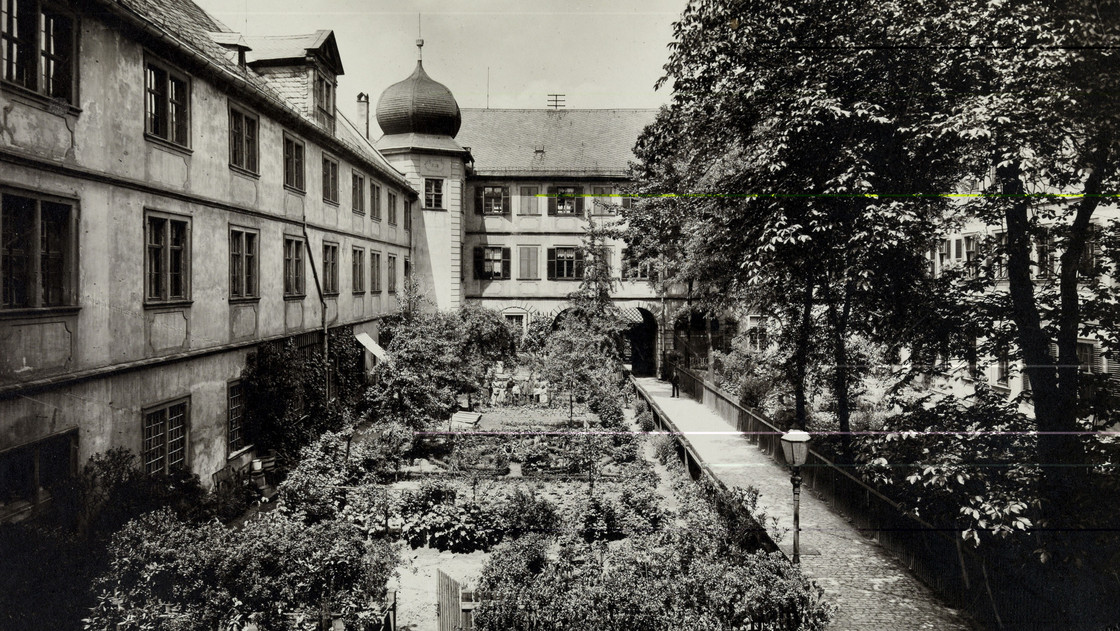 Abbildung des Lyceumshof in Bamberg aus dem Jahr 1907